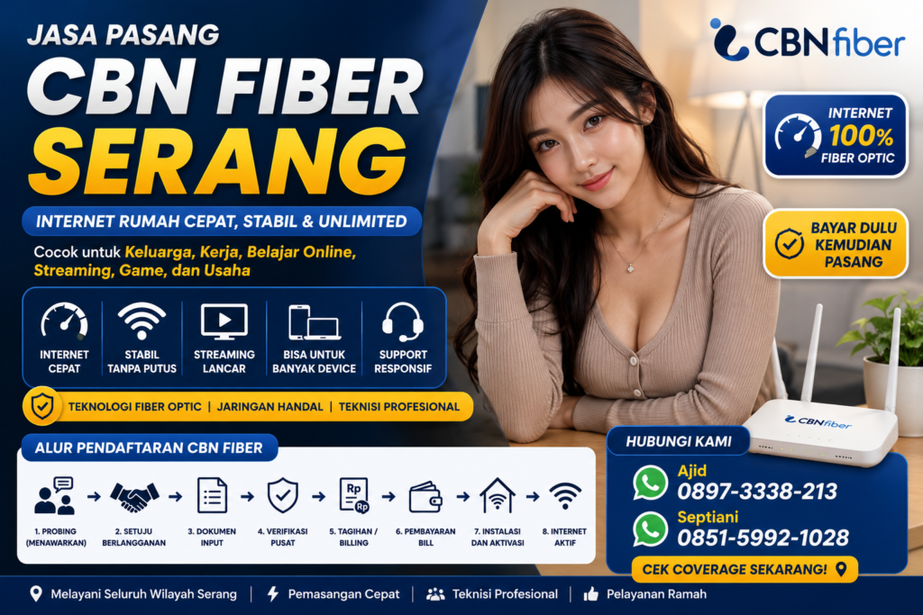 Promosi internet cepat di Serang
