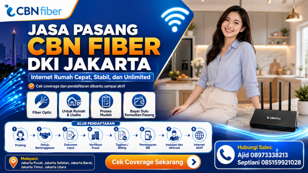 pemasangan CBN Fiber Jakarta