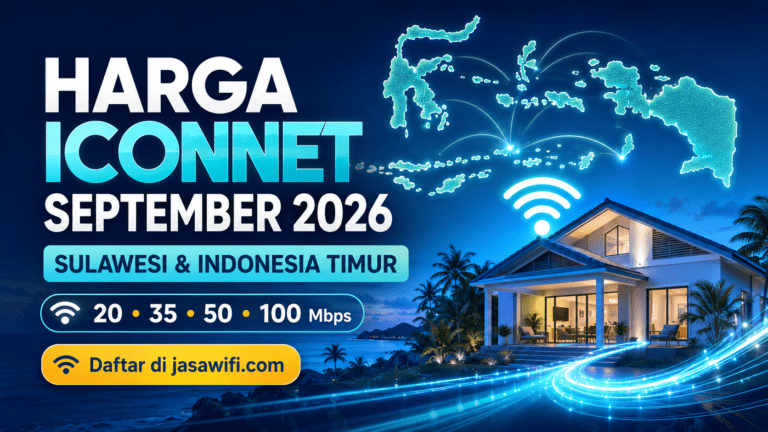 Harga ICONNET September 2026 untuk Sulawesi dan Indonesia Timur